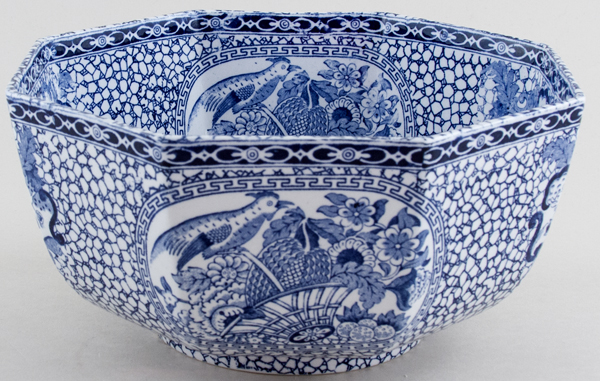 Bowl octagonal c1930s